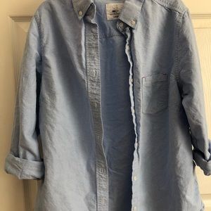 Blue Buttoned Down Shirt Large